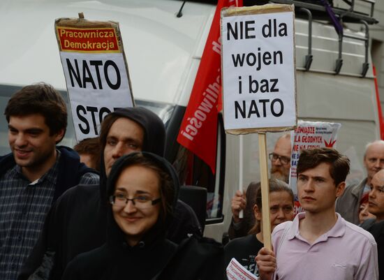 Protests against NATO summit