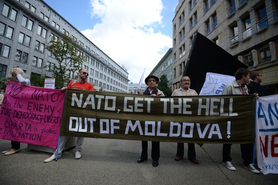 Protests against NATO summit