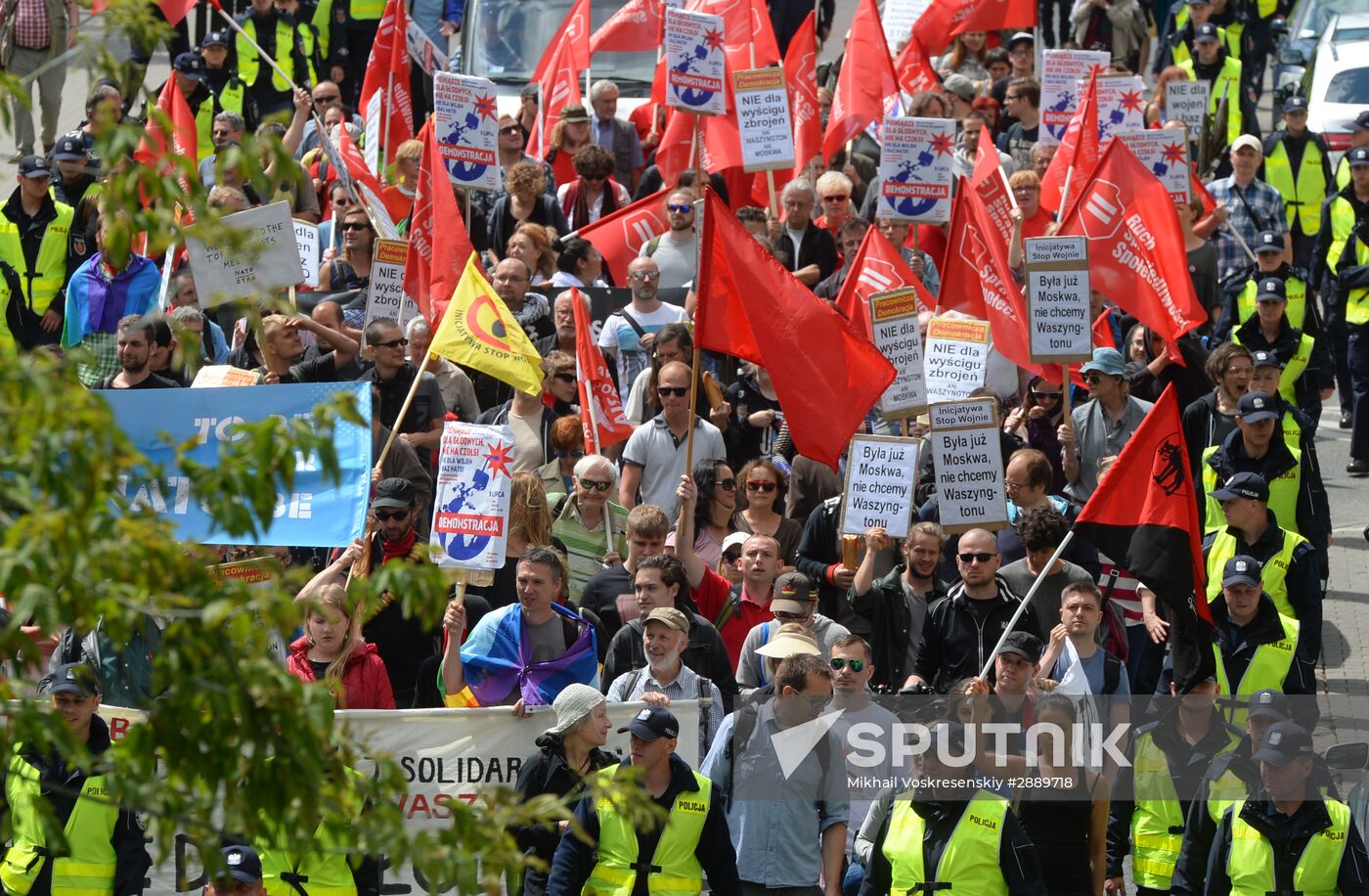 Protests against NATO summit