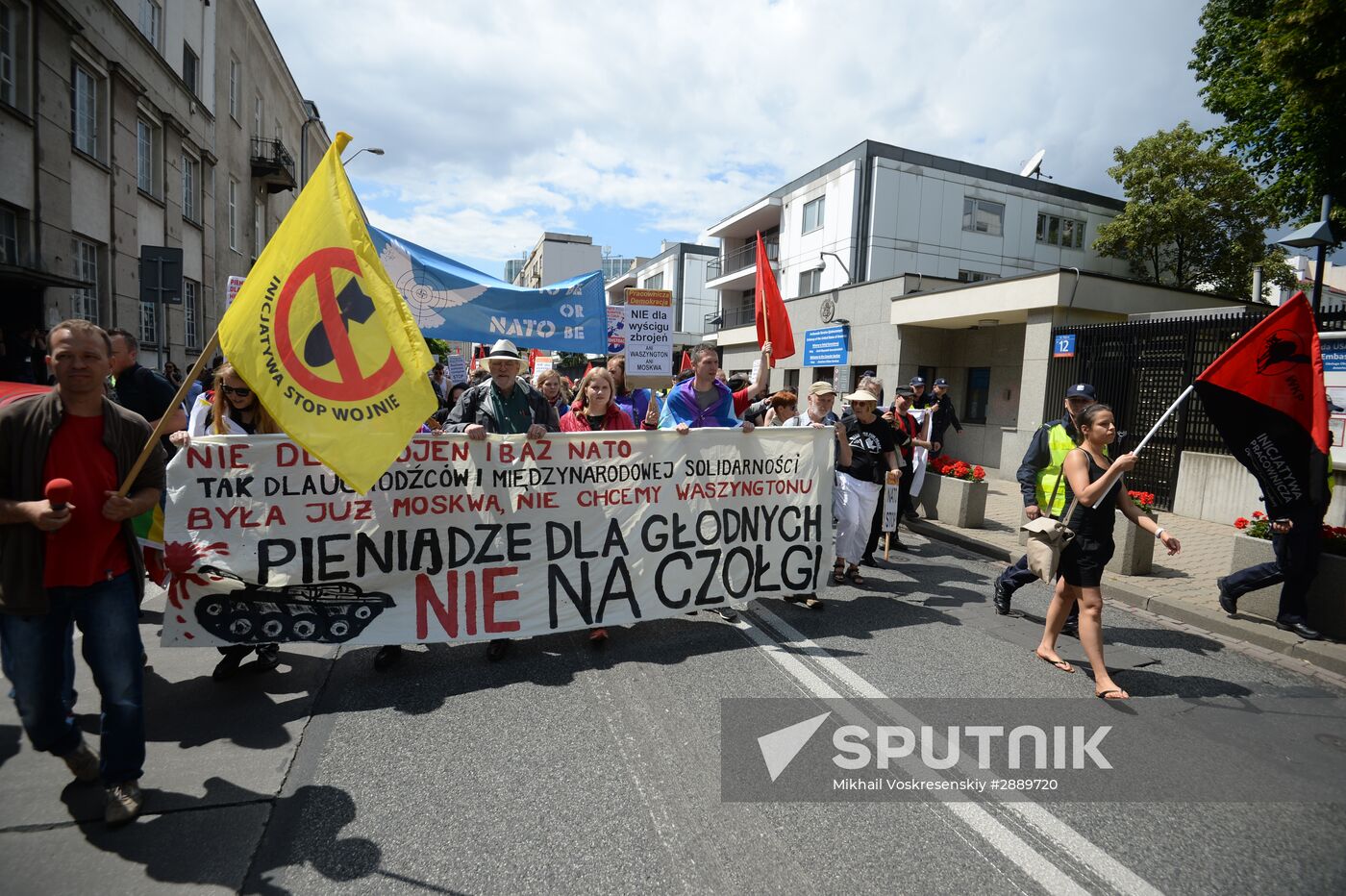 Protests against NATO summit