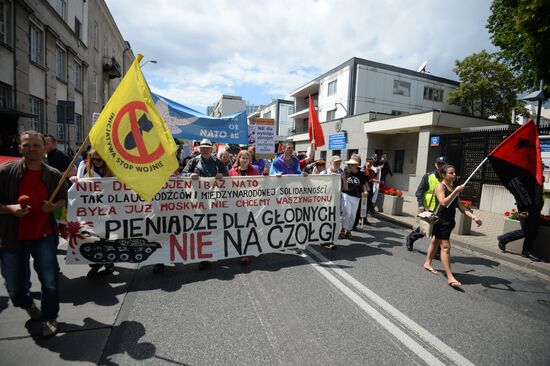 Protests against NATO summit