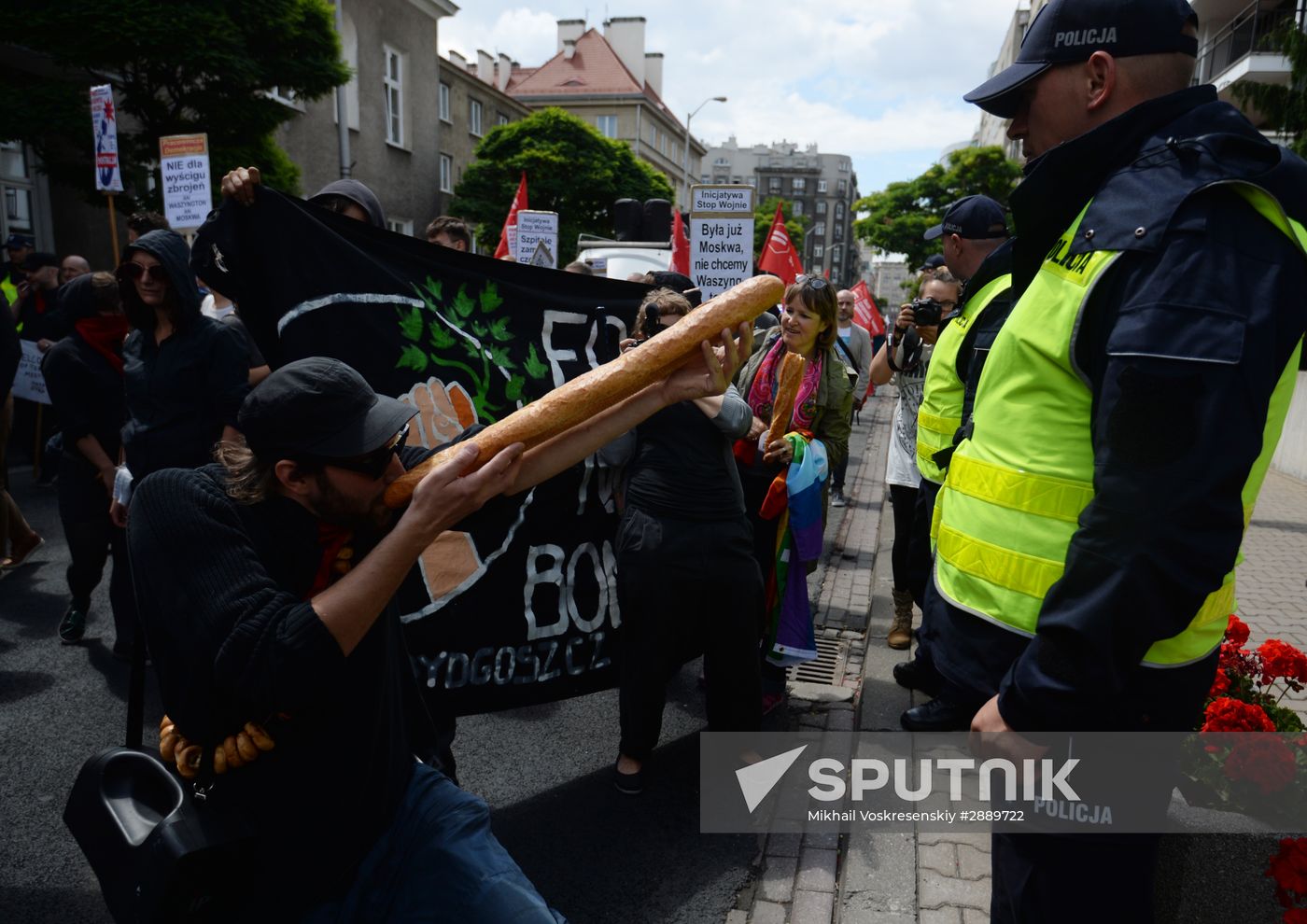 Protests against NATO summit