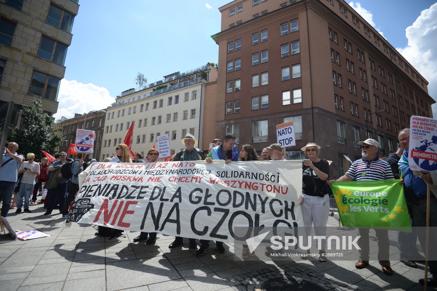 Protests against NATO summit