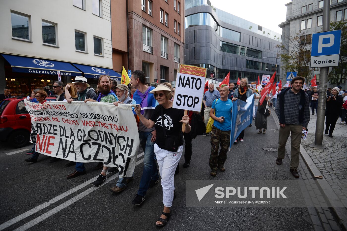 Protests against NATO summit