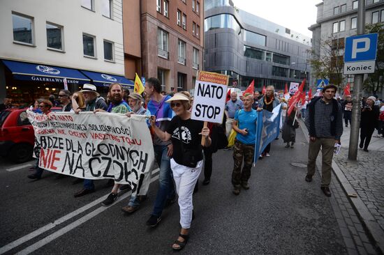 Protests against NATO summit