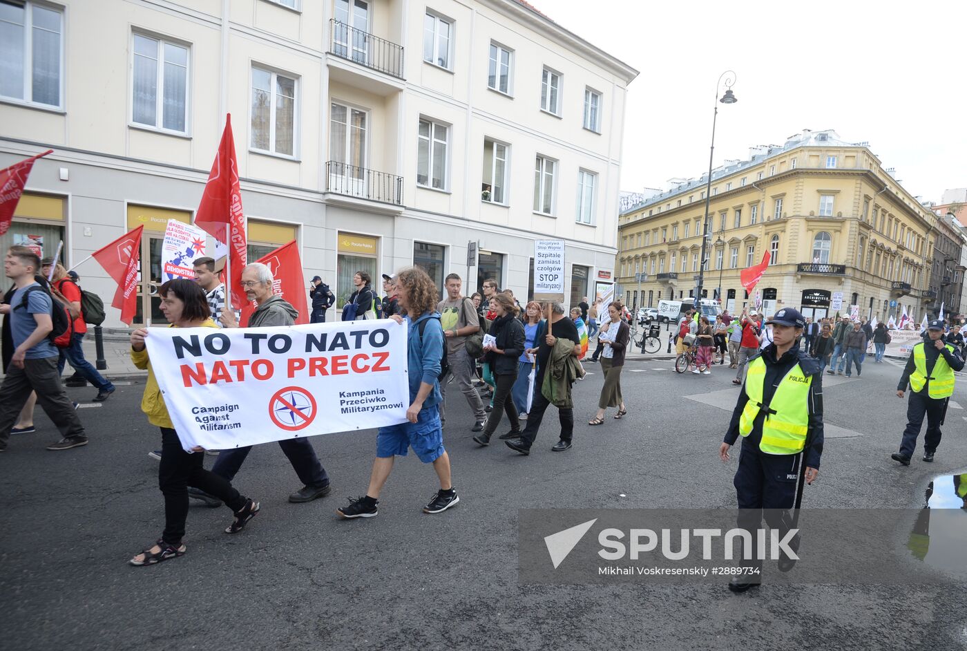 Protests against NATO summit