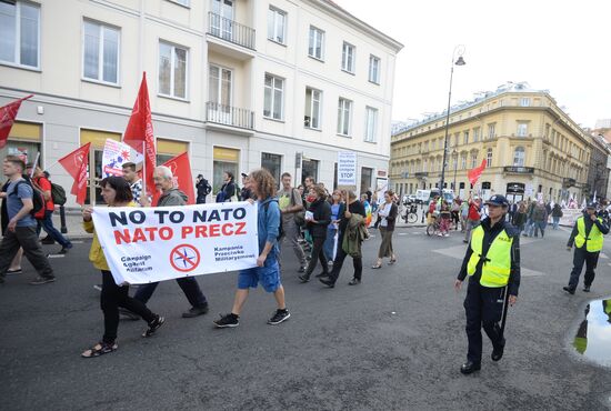 Protests against NATO summit