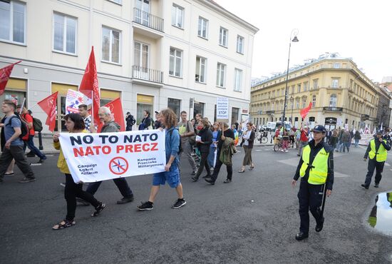 Protests against NATO summit