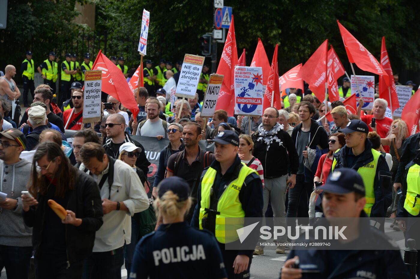 Protests against NATO summit