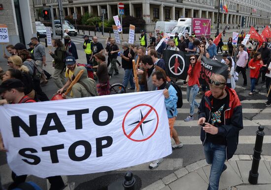 Protests against NATO summit