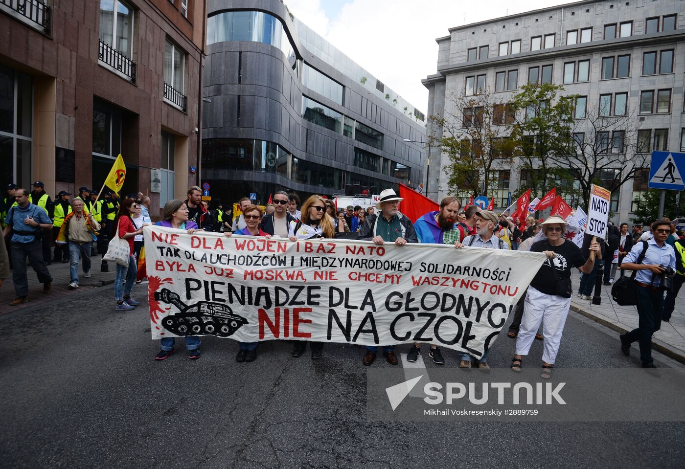 Protests against NATO summit