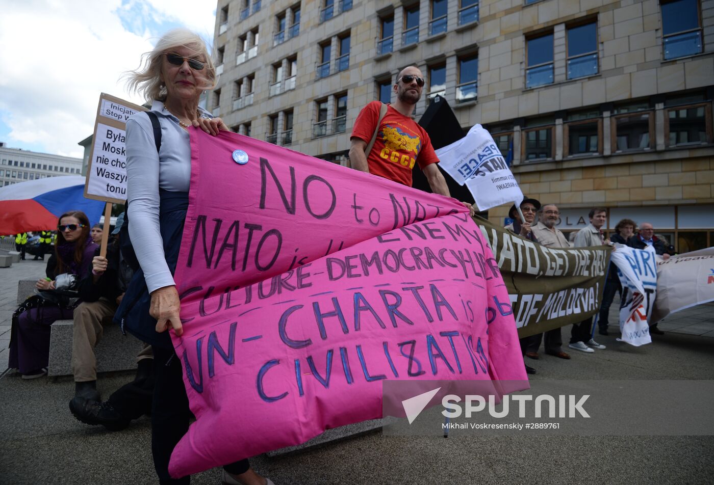 Protests against NATO summit