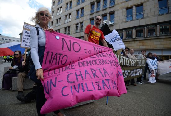 Protests against NATO summit