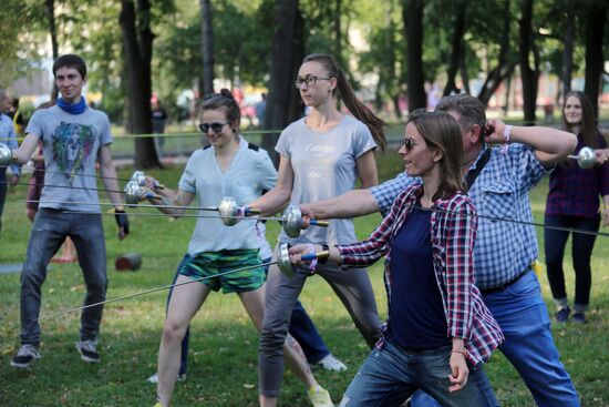Lastochka festival in Moscow