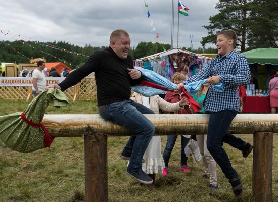 Sabantuy festival celebrated in Leningrad Region