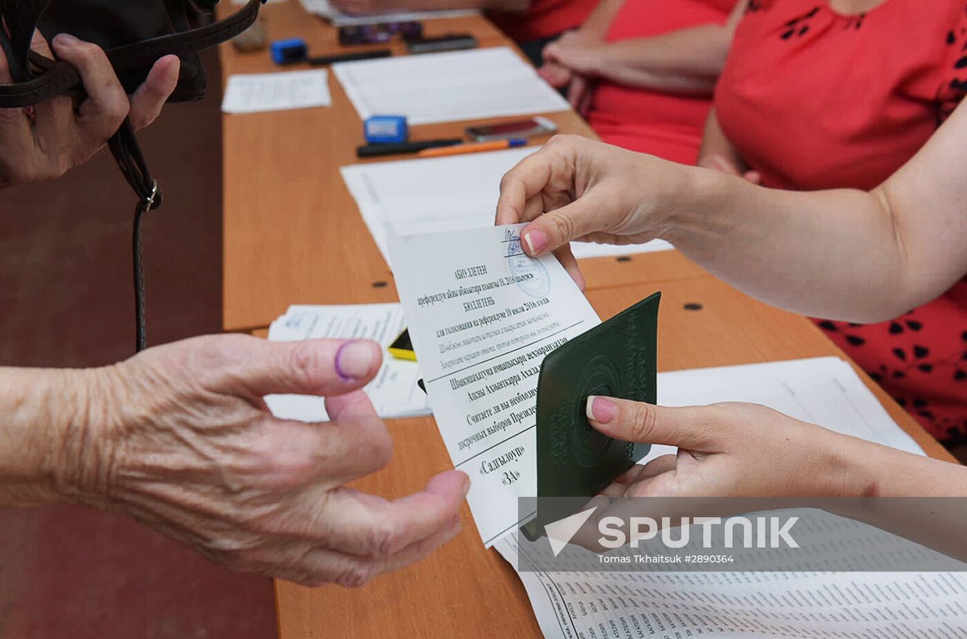 Referendum on pre-term presidential elections in Abkhazia