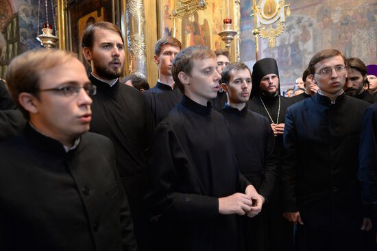 Graduation ceremony at Moscow Theological Academy