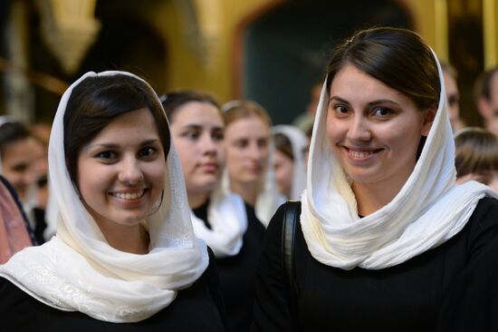 Graduation ceremony at Moscow Theological Academy