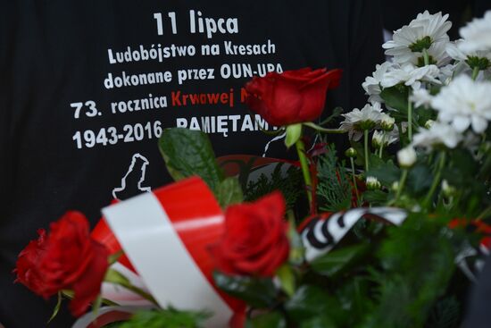 March in memory of Volhynia massacre victims in Poland