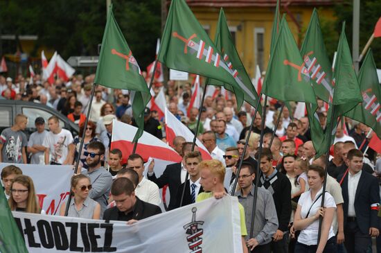 March in memory of Volhynia massacre victims in Poland