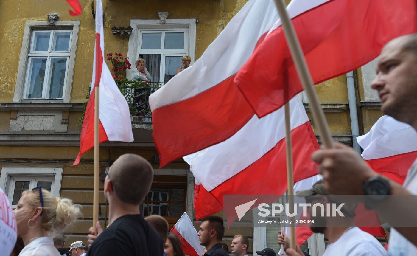 March in memory of Volhynia massacre victims in Poland