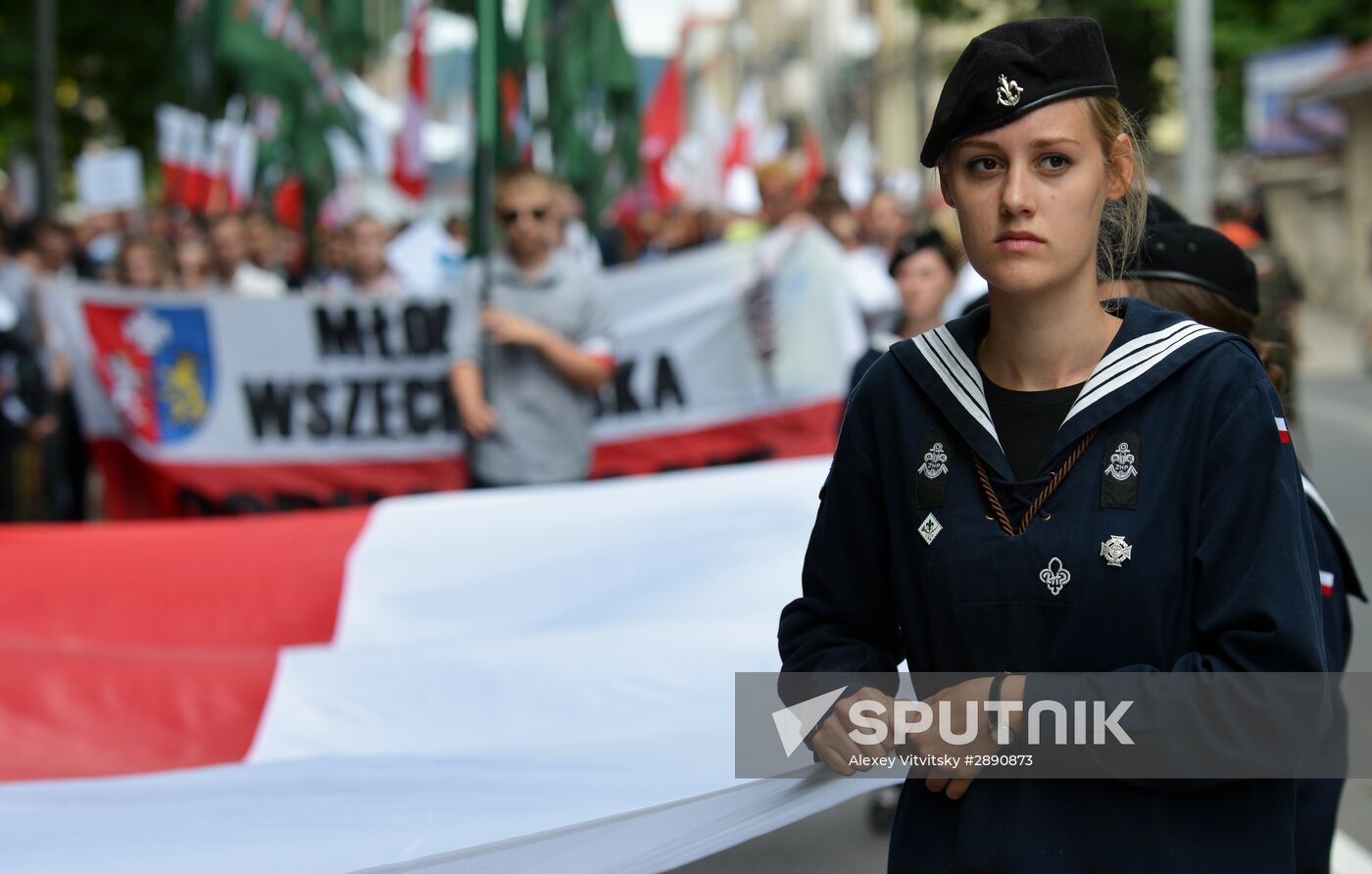 March in memory of Volhynia massacre victims in Poland