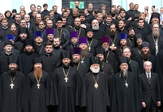 Graduation ceremony at Moscow Theological Academy