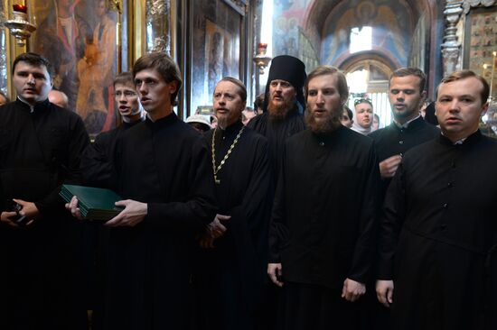 Graduation ceremony at Moscow Theological Academy