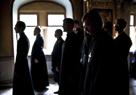 Graduation ceremony at Moscow Theological Academy