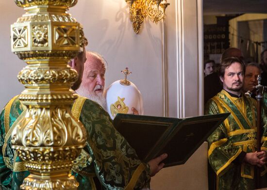 Memorial days of Venerable Sergius and Herman, founders of Valaam Monastery, on Valaam Island in Ladoga Lake