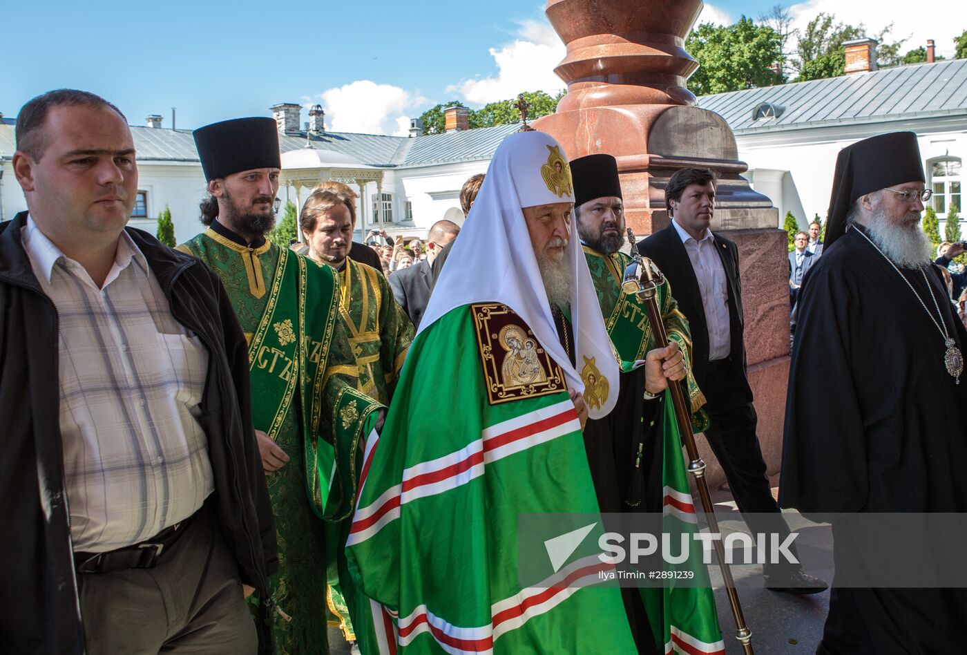 Memorial days of Venerable Sergius and Herman, founders of Valaam Monastery, on Valaam Island in Ladoga Lake