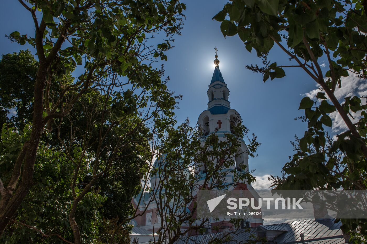 Memorial days of Venerable Sergius and Herman, founders of Valaam Monastery, on Valaam Island in Ladoga Lake