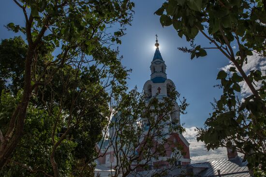 Memorial days of Venerable Sergius and Herman, founders of Valaam Monastery, on Valaam Island in Ladoga Lake