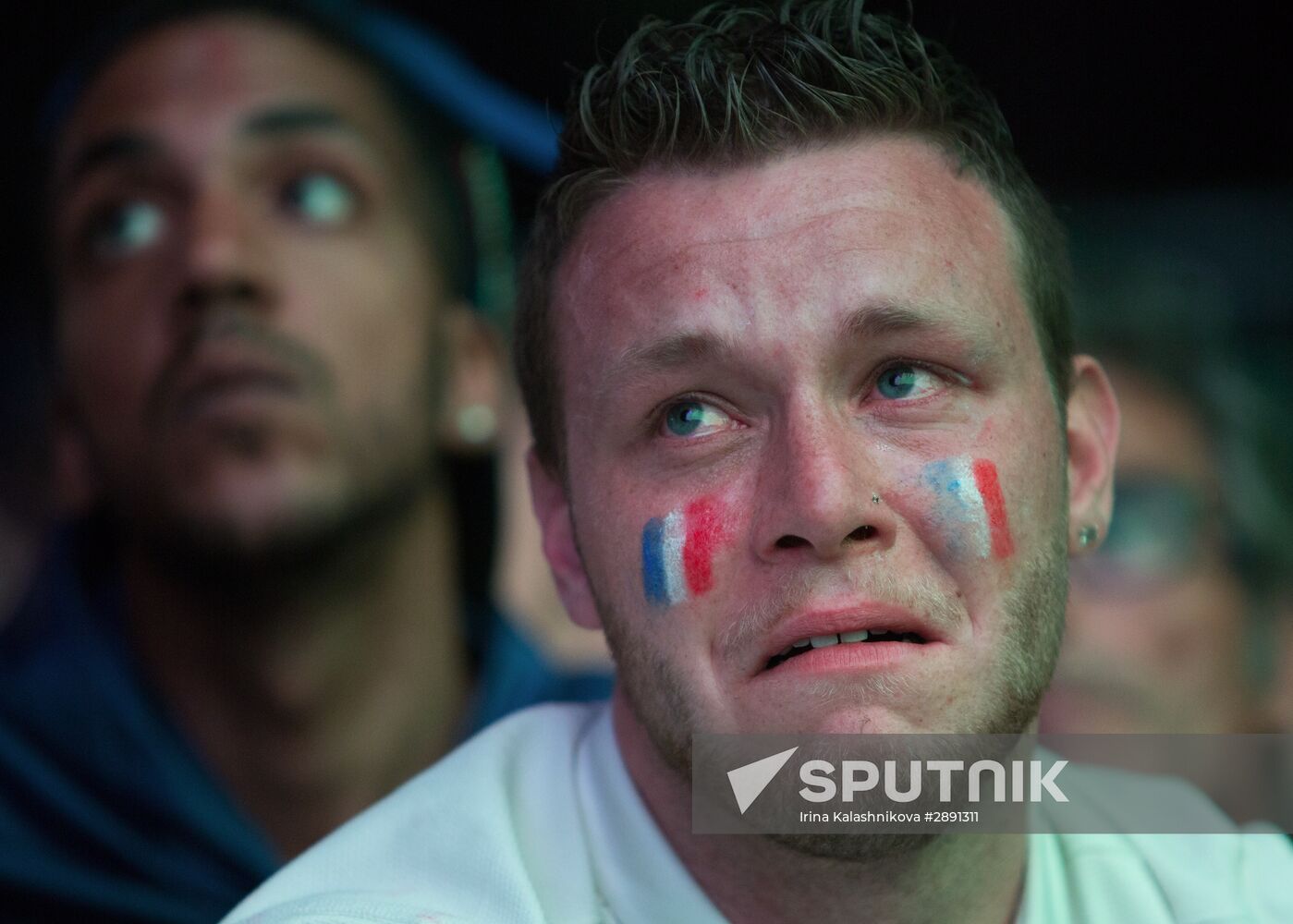 Fans after UEFA Euro 2016 final in Paris