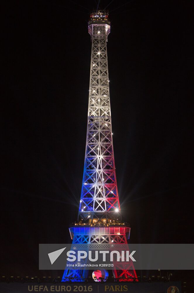 Fans after UEFA Euro 2016 final in Paris