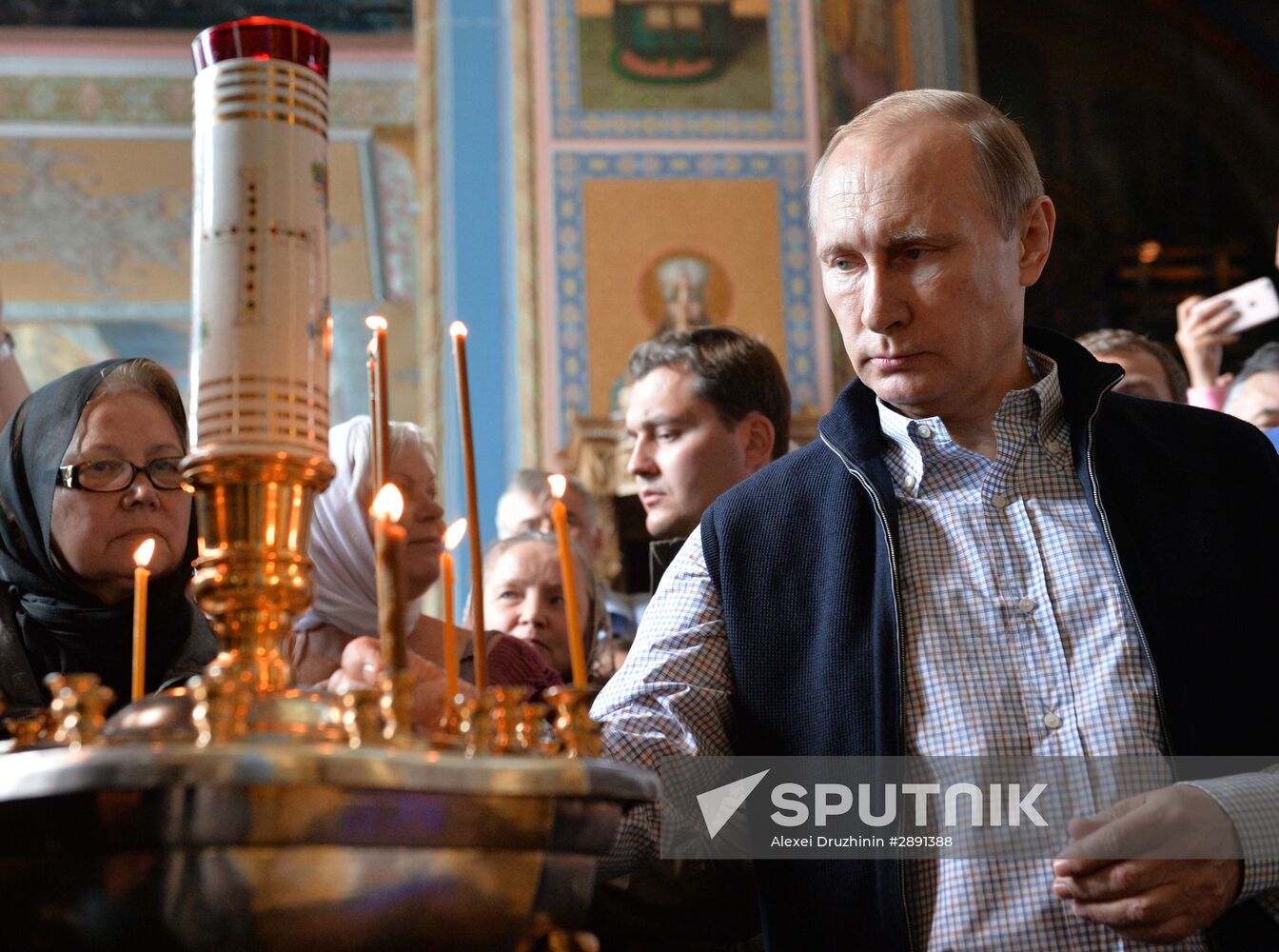 Russian President Vladimir Putin visits Valaam