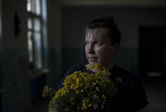 Abandoned school becomes shelter for Gorlovka residents