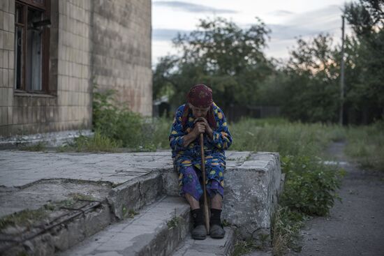 Abandoned school becomes shelter for Gorlovka residents