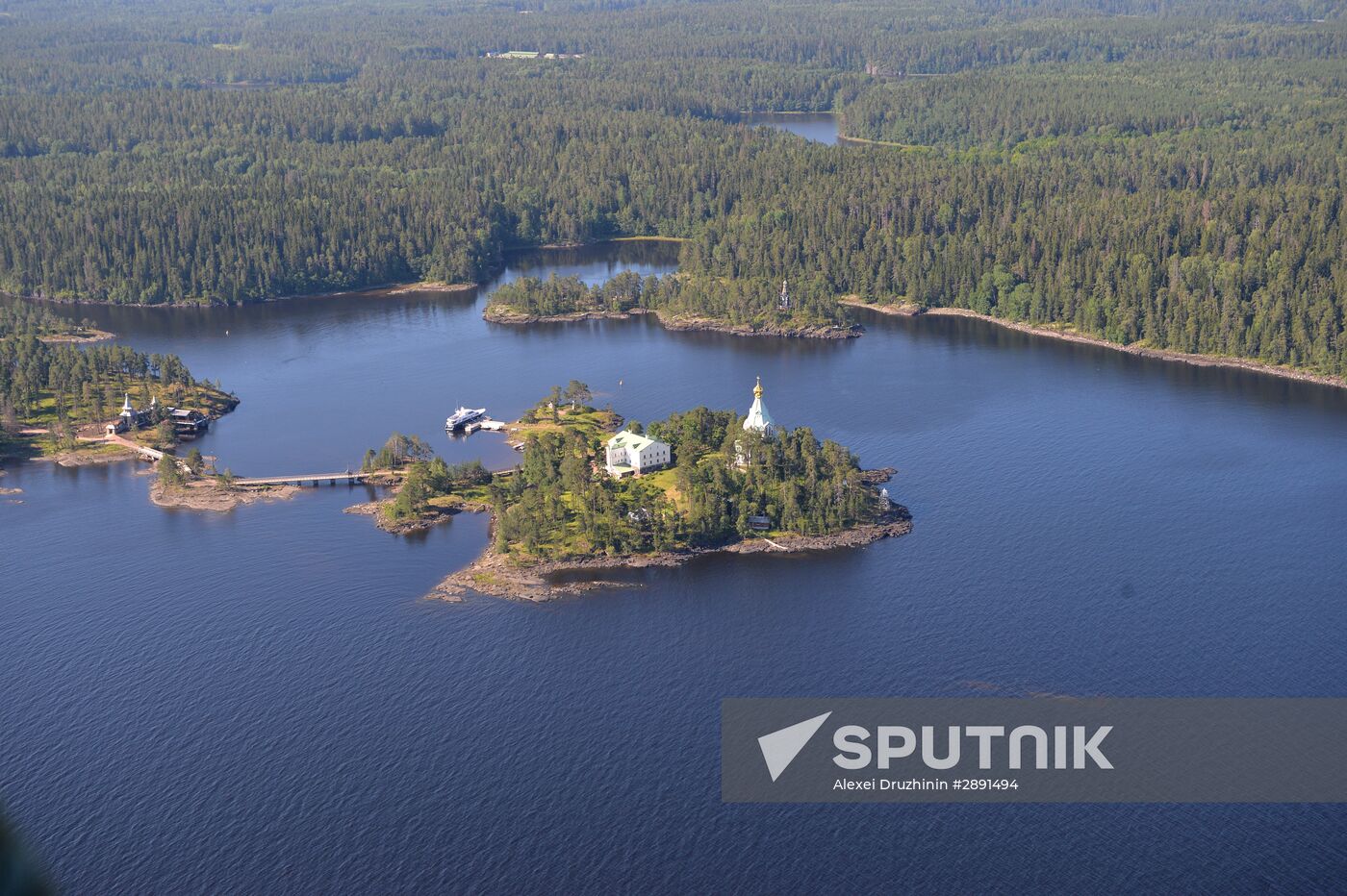 Valaam island in Lake Ladoga