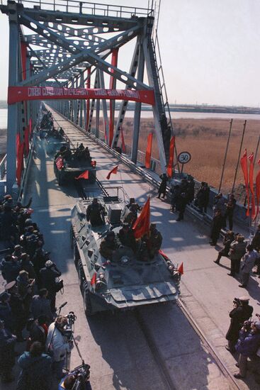 Withdrawal of Soviet limited troop contingent from Afghanistan