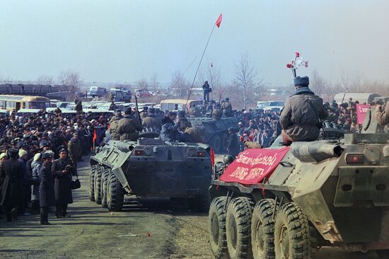 Withdrawal of restricted Soviet contingent from Afghanistan