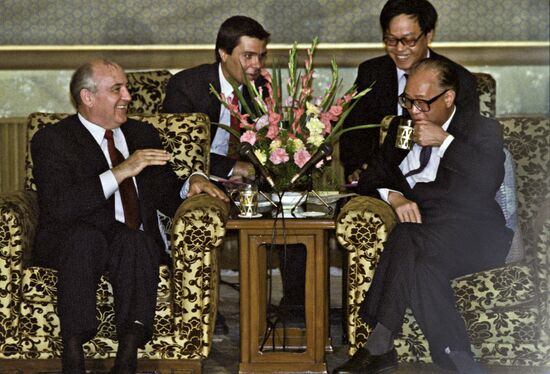 Mikhail Gorbachev's official visit to China