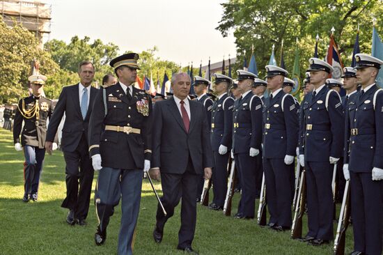 Mikhail Gorbachev’s official visit to the US