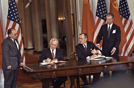 Mikhail Gorbachev’s official visit to the US