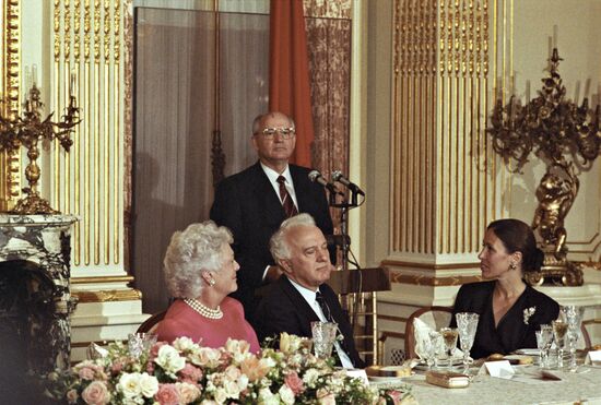 Mikhail Gorbachev’s official visit to the US
