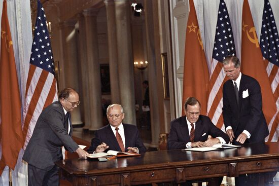 Mikhail Gorbachev’s official visit to the US