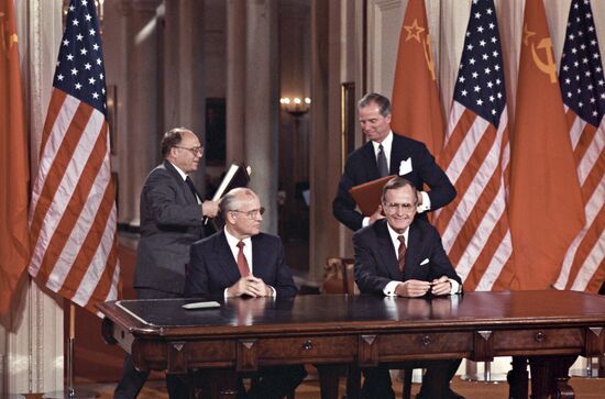Mikhail Gorbachev’s official visit to the US