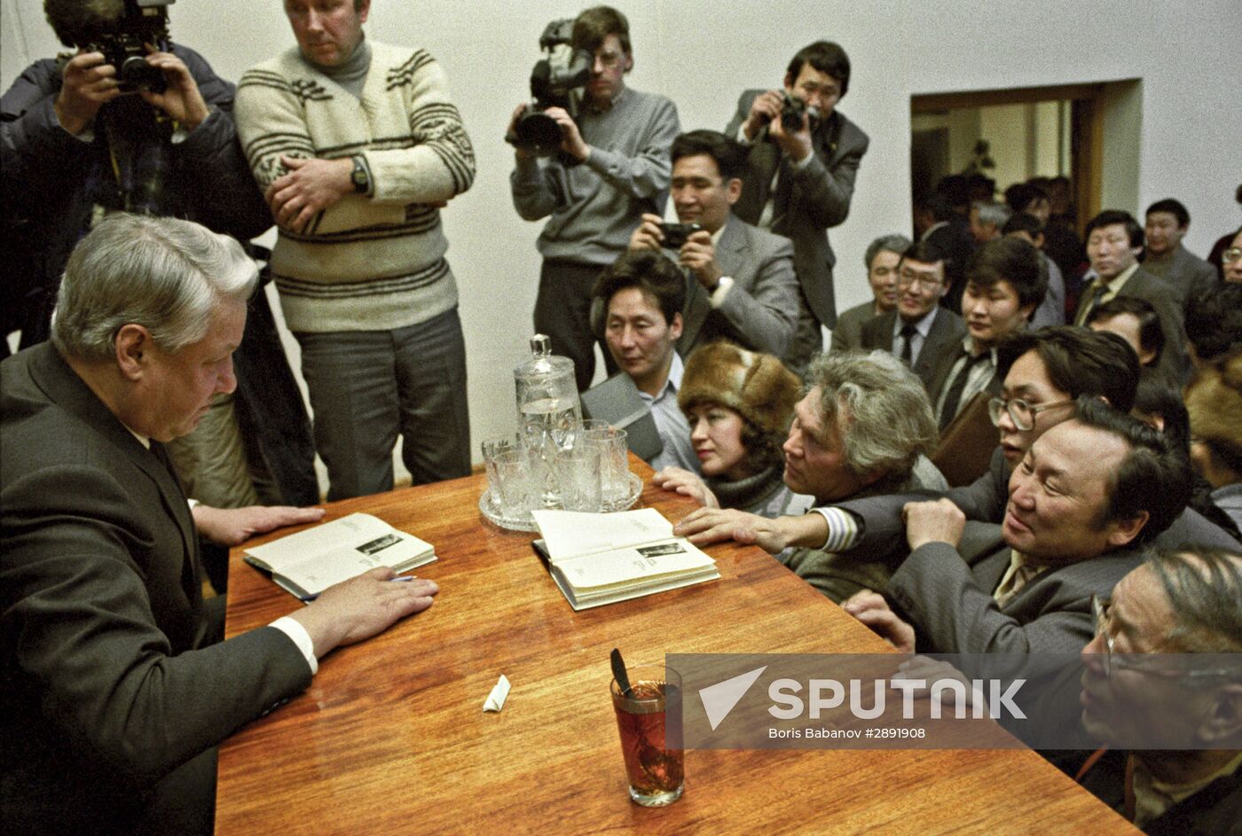 Boris Yeltsin's visit to Yakutia