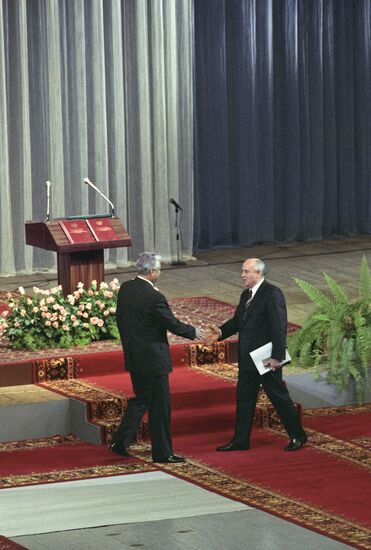 Inauguration of Russian President Boris Yeltsin