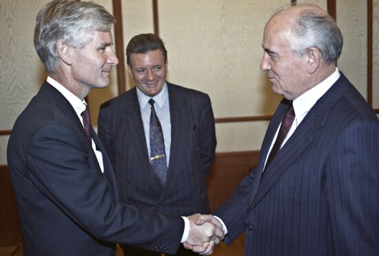 Henning Voscherau's visit to Soviet Union